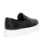 Tênis Slip On Preto Flat Bico Redondo Santa Lolla na internet