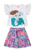 Conjunto Feminino Infantil Sereia Encantada