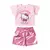 Conjunto Feminino Infantil Laços Brilhosos - Hello Kitty