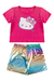 Conjunto Feminino Infantil HK Cropped - Hello Kitty