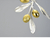 Brinco e pingente folhas de oliveira - loja online