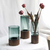 Vaso de vidro redondo Botânica com base de madeira - Loja Botânica