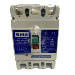 Disjuntor Caixa Moldada Tripolar BHS FM1-250L-150 150A 50kA