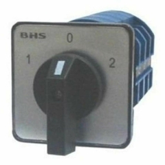 Chave Rotativa BHS LW26-20C/06 (LW26-C-20) Tripolar 2X60° 20A Comutadora (1-0-2)