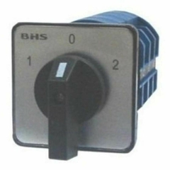 Chave Rotativa BHS LW26-63N/05 (LW26-63N/06) Tripolar 2X60° 63A Reversão Rotação do Motor(1-0-2)