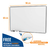 Lousa quadro branco mold aluminio 90x60cm Kit com apagador + 4 marcador Souza - CP Shopline