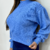 Blusa Tricats Gola Trico Trecce - Azul