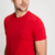 Camiseta Tommy Hilfiger Gola C Regular - Vermelho