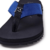 Chinelo Sandália Kenner Kivah - Preto e Azul - Bel Magazine