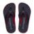 Chinelo Sandália Kenner Kivah Line Nylon Preto com Vermelho - Bel Magazine