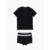 KIT Calvin Klein 2 Cuecas Trunk e 1 Camiseta Masculina - Preto - loja online