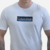 Camiseta Calvin Klein Logo Retangular - Branco