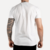 Camiseta Calvin Klein Logo Ombros - Branco - loja online