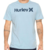 Camiseta Hurley Silk O&o Solid - Azul Claro - loja online