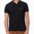 Camisa Polo Calvin Klein Slim Básica Com Friso - Preto