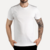 Camiseta Calvin Klein Logo Ombros - Branco