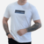 Camiseta Calvin Klein Logo Retangular - Branco - comprar online