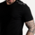 Camiseta Calvin Klein Logo Ombros - Preto