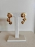 Brinco ear cuff 3 flores