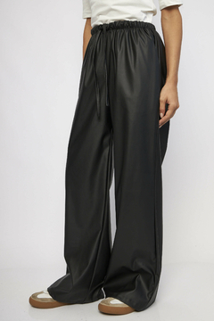 PANTALON MIDI ECOCUERO - comprar online