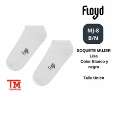 MEDIA SOQUETE FLOYD ART. MJ-8 B/N - TODOMEDIAS