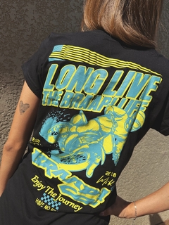 Baby Look Braap! Have no Fear - Preto/Azul/Amarelo - comprar online