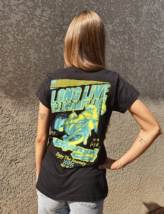 Baby Look Braap! Have no Fear - Preto/Azul/Amarelo