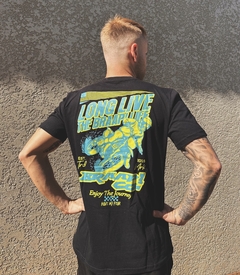 Camiseta Braap! Have no Fear - Preto/Azul/Amarelo - comprar online