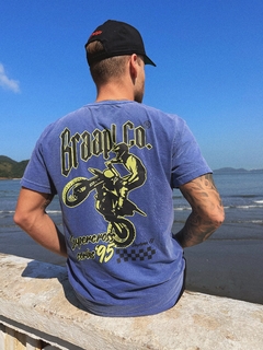 Camiseta Braap! Supercross Series ‘95 - Estonada - Azul