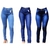 Kit 3 Calça Jeans feminina com Lycra Cintura Alta Empina Bumbum PROMOÇÃO