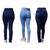 Kit 3 Calça Jeans feminina com Lycra Cintura Alta Empina Bumbum PROMOÇÃO - comprar online