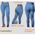 Kit 3 Calça Jeans feminina com Lycra Cintura Alta Empina Bumbum PROMOÇÃO na internet