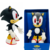 Boneco Sonic Preto 23cm Brinquedo Collection Grandes Articulado Super Size