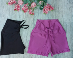 Combo 2 Short liso - BLACK na internet