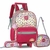 Kit Mochila Holografica Happy Sorvete Clio Style