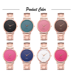 Relógio Feminino Rose Gold Luxury Lady Watch - comprar online