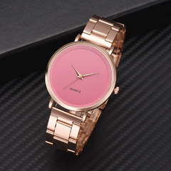 Relógio Feminino Rose Gold Luxury Lady Watch na internet