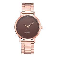 Relógio Feminino Rose Gold Luxury Lady Watch na internet