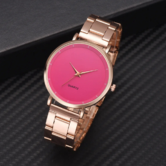 Relógio Feminino Rose Gold Luxury Lady Watch na internet