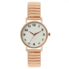 Relógio Feminino Digital de Luxo Branco Quartz Casual na internet