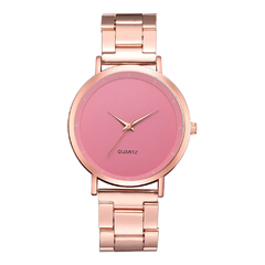 Relógio Feminino Rose Gold Luxury Lady Watch na internet