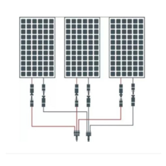 Conector Mc4 Triple Para Panel Solar Paralelo en internet
