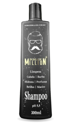 SHAMPOO CABELO E BARBA 300ML - POMADE MILLION - comprar online