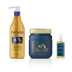 BANHO DE OURO KIT PROFISSIONAL - HOBETY