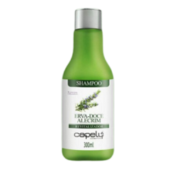 SHAMPOO CAPELY ERVA-DOCE E ALECRIM 300ML - HOBETY