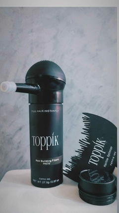 KIT TOPPIK HAIR BUILDING FIBERS E SPRAY APLICADOR