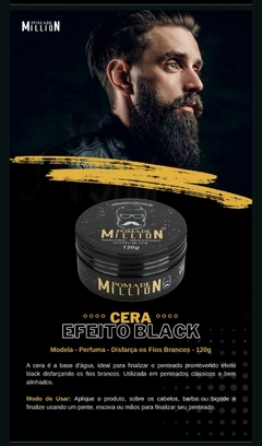 CERA EFEITO BLACK 120G - POMADE MILLION