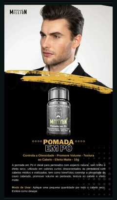 POMADA EM PÓ 10G - POMADE MILLION