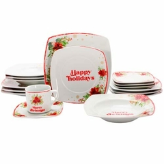 BEJOLLYSQ - VAJILLA DE PORCELANA 20PCS - tienda en línea