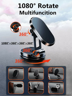 Suporte para Celular 360º Dobra´vel, magnético, veicular - comprar online